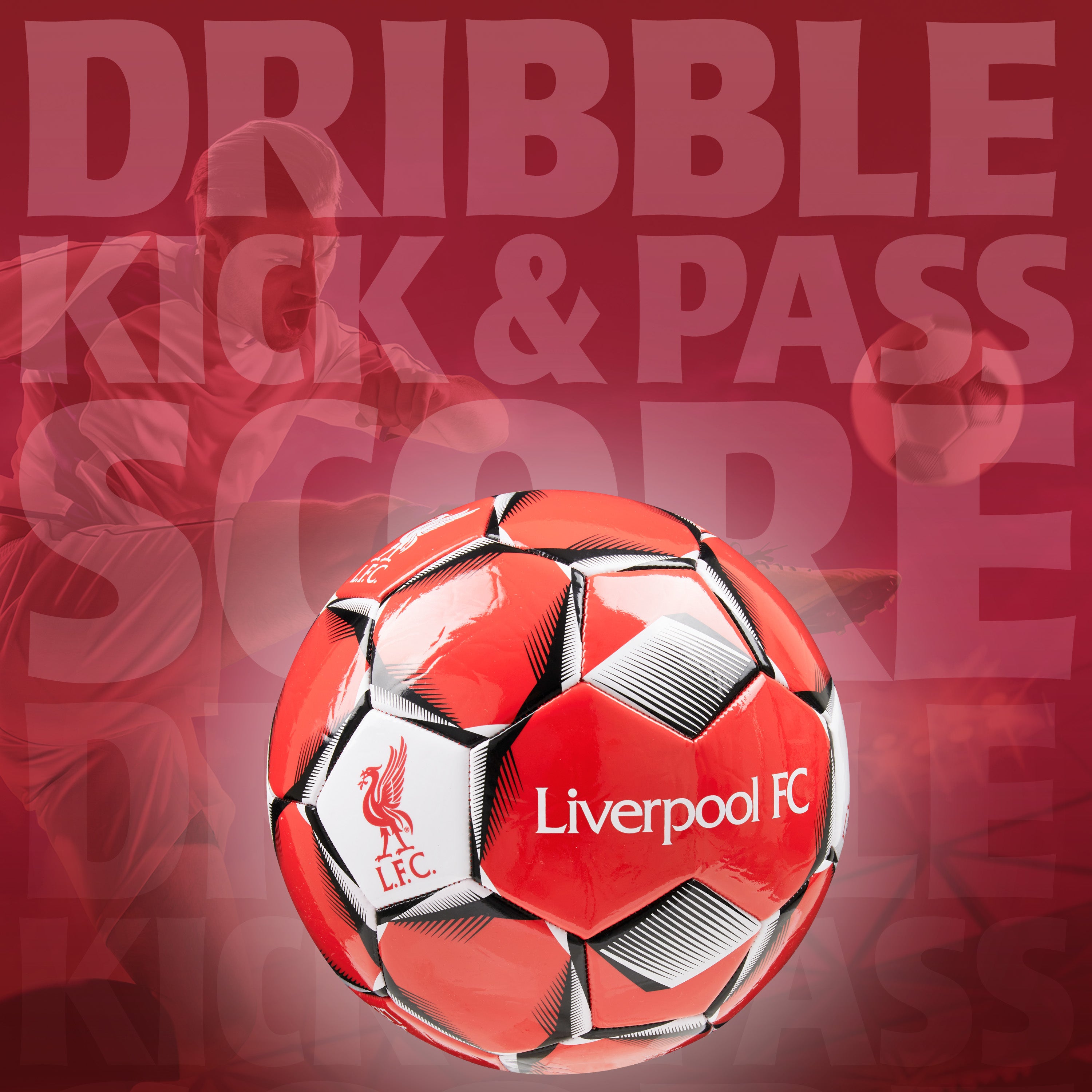 Liverpool F.C. Football Soccer Ball for Adults Teenagers Kids Training Football Size 3 - Get Trend
