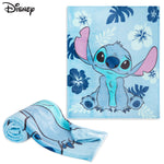 Disney Stitch Fleece Blanket Super Soft Blanket - Light Blue Stitch - Get Trend