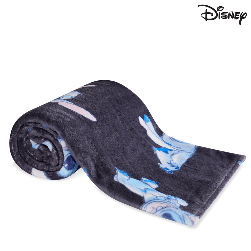 Disney Stitch Fleece Blanket Super Soft Blanket - Blue Stitch - Get Trend