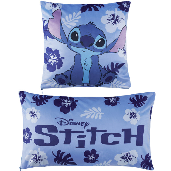 Disney Stitch Cushion Covers - Set of 2 Home Decor Cushion Covers - Blue Stitch - Get Trend