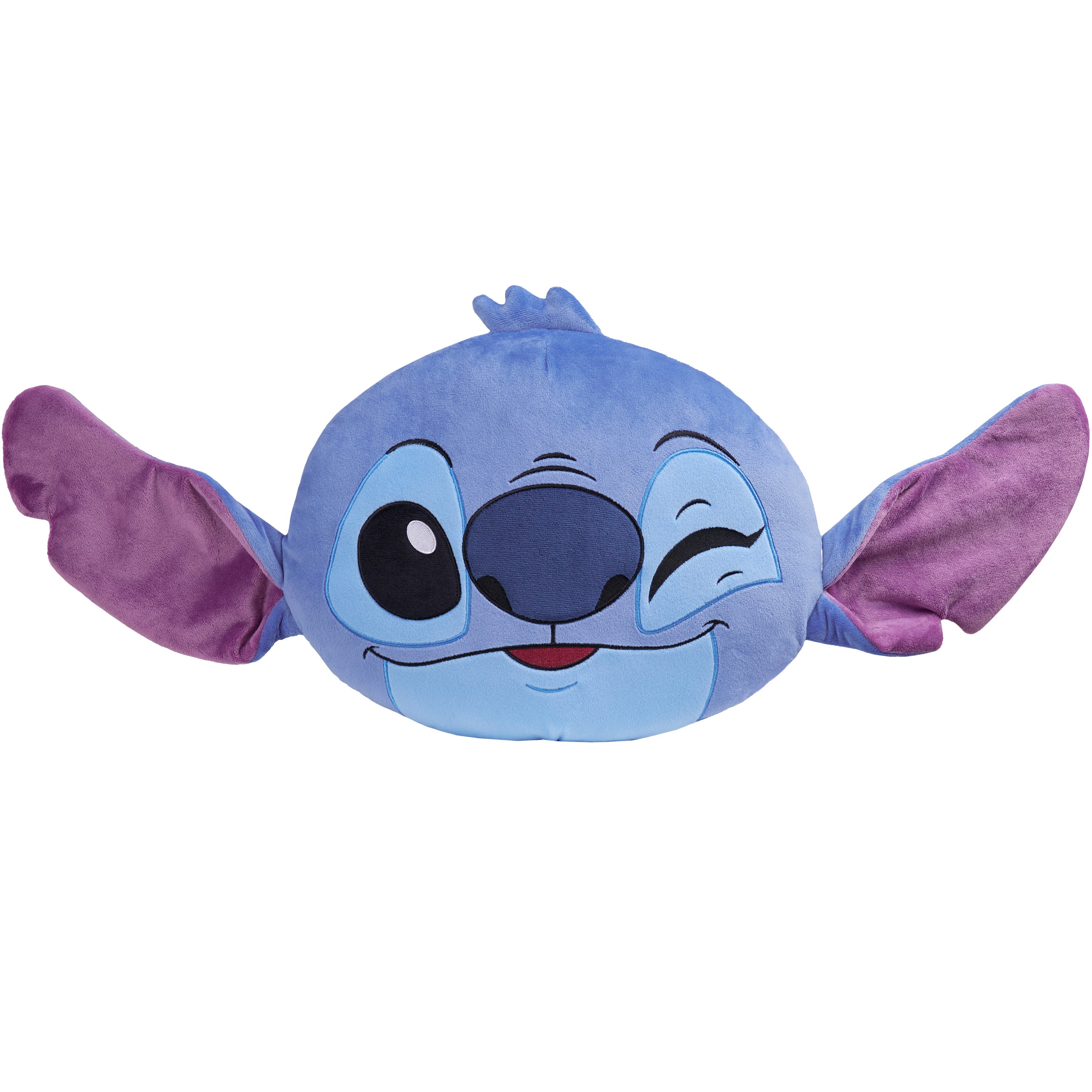 Disney Cushions, 3D Plush Cushions for Sofa or Bed - Blue Stitch Face - Get Trend