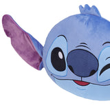 Disney Cushions, 3D Plush Cushions for Sofa or Bed - Blue Stitch Face - Get Trend