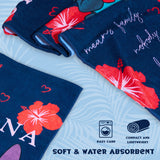 Disney Stitch Towel for Kids Toddlers Soft Absorbent Bath Shower Swimming Beach Towel