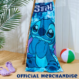 Disney Stitch Towel for Kids Toddlers Soft Absorbent Bath Shower Swimming Beach Towel