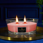 DECO EXPRESS Scented Double Wick Crackle Candle o