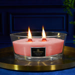 DECO EXPRESS Scented Double Wick Crackle Candle i