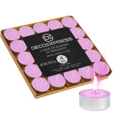 DECO EXPRESS Tealight Candles Multipack of 200, 100, 50, 25 or 24, Burning Time 4, 8 or 10 Hours - Tea Lights Candles