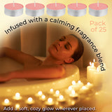 DECO EXPRESS Tealight Candles Multipack of 200, 100, 50, 25 or 24, Burning Time 4, 8 or 10 Hours - Tea Lights Candles