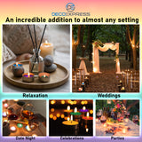 Deco Express Tealight Candles Multipack - Multi 24/4 Hour - Get Trend