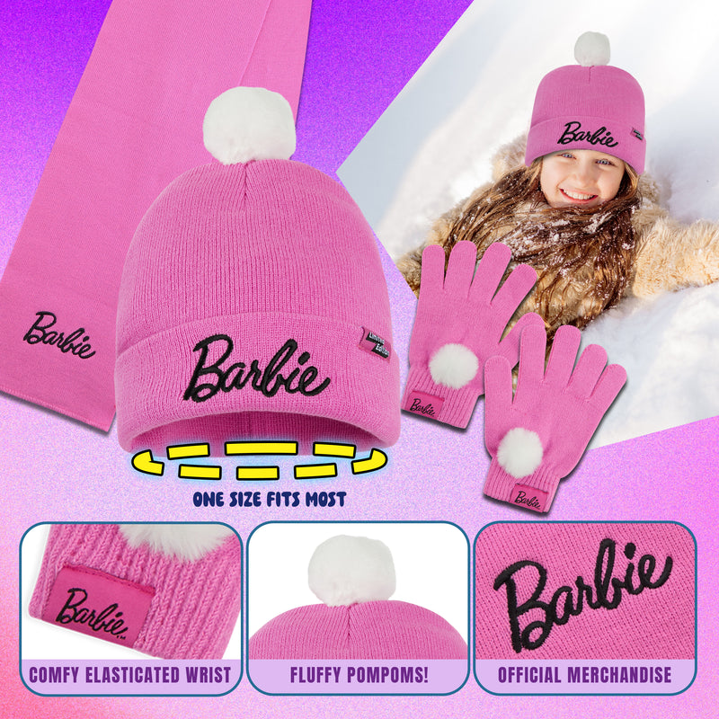 Barbie Winter Accessories Set - This 3-piece set