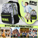 Fortnite Backpack for Kids Teenagers Gaming Rucksack School Bag Camo Daypack