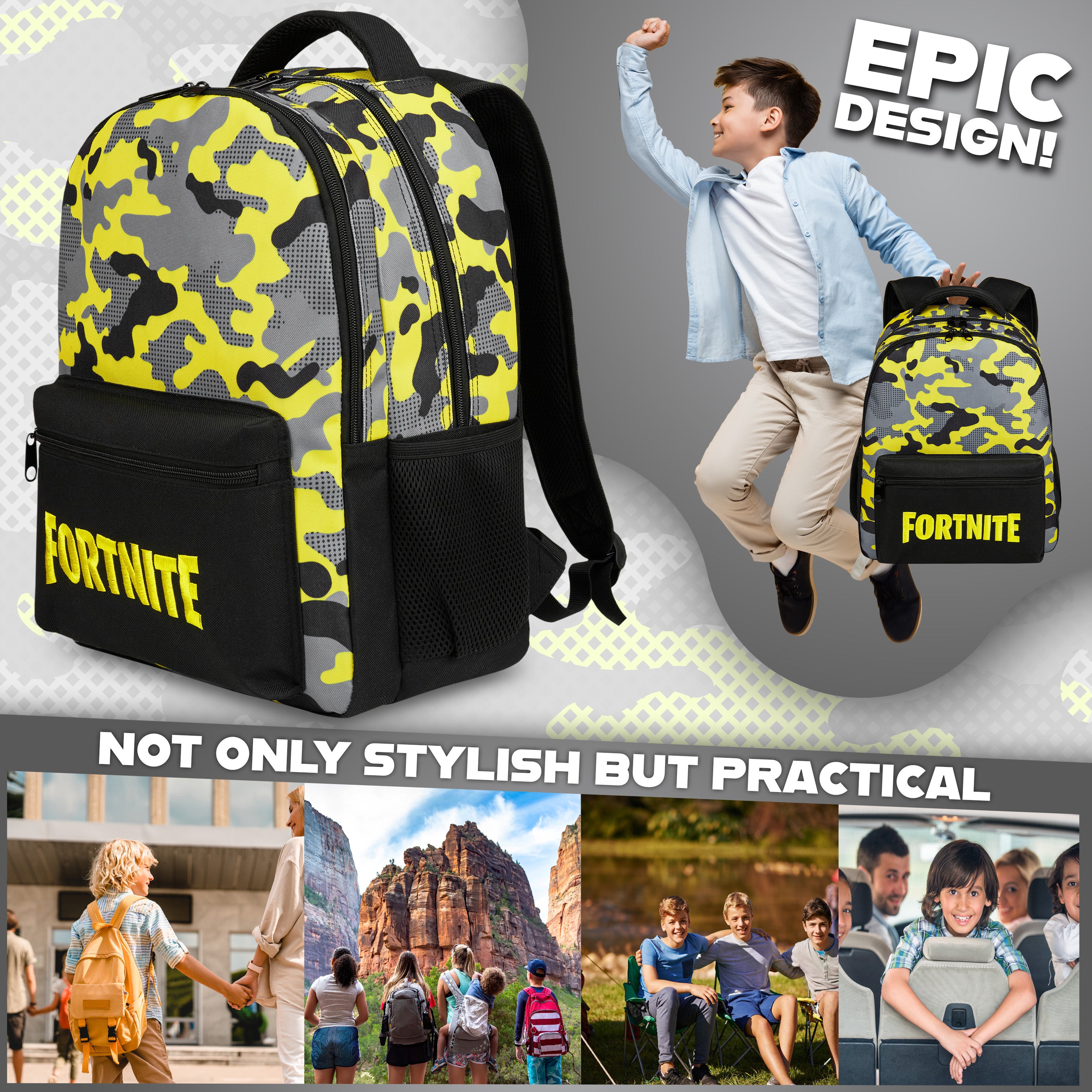 Fortnite Backpack for Kids Teens Gaming Backpack School Fortnite Backpack for Kids Teens Gaming Backpack School