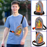Fortnite Crossbody Bag for Boys Teens Shoulder Chest Sling Bag for Travel Holidays