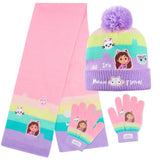 Gabby's Dollhouse Girls Winter Accessories Set for School or Travel Girls Gifts