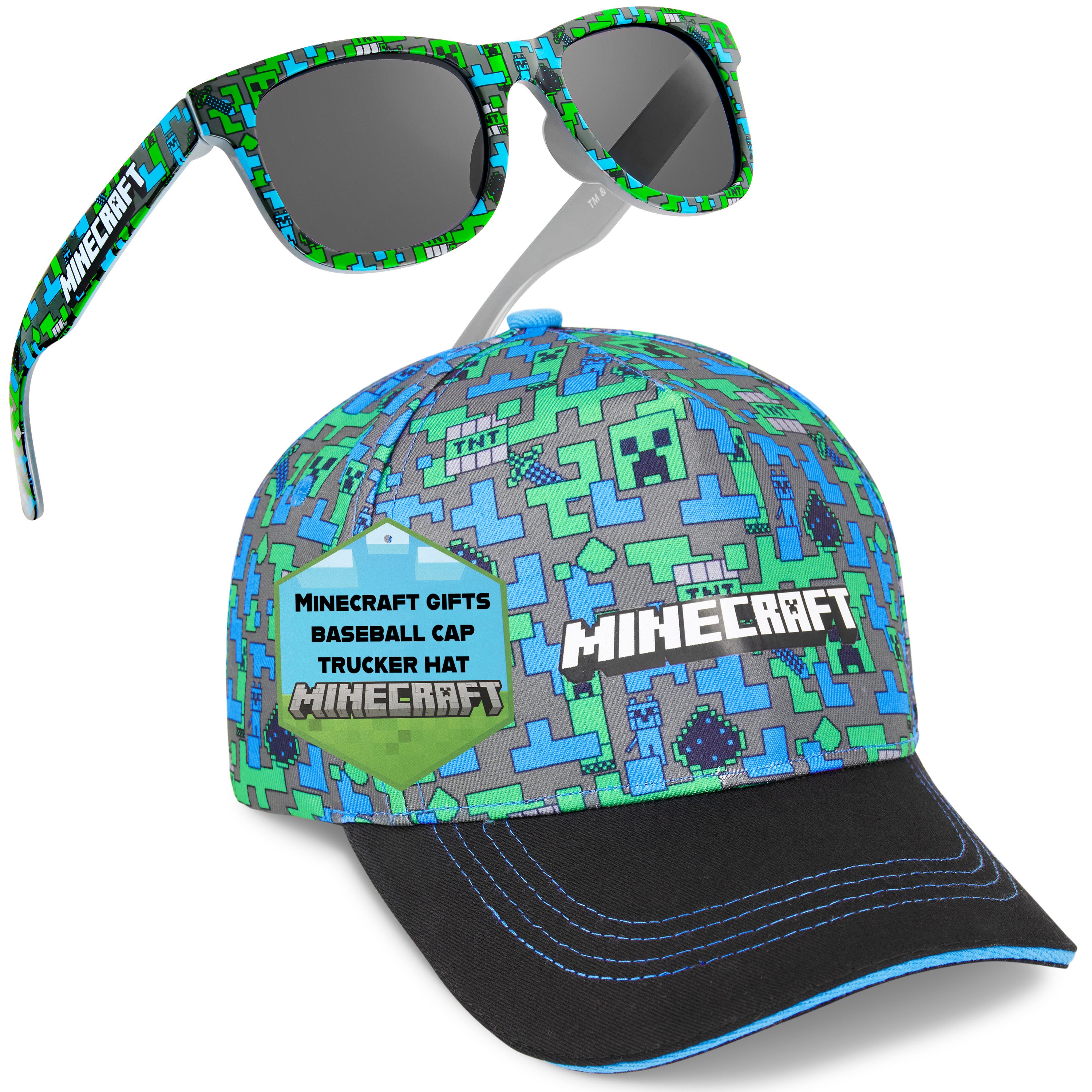 Get Trend Baseball Cap Kids Sunglasses Set Boys Hat 100% UV Protection Kids Sunglasses Holiday Accessories Boys Gifts - Get Trend