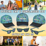 Get Trend Baseball Cap Kids Sunglasses Set Boys Hat 100% UV Protection Kids Sunglasses Holiday Accessories Boys Gifts - Get Trend