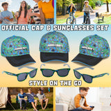 Get Trend Baseball Cap Kids Sunglasses Set Boys Hat 100% UV Protection Kids Sunglasses Holiday Accessories Boys Gifts - Get Trend