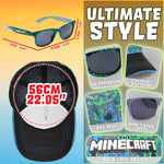 Get Trend Baseball Cap Kids Sunglasses Set Boys Hat 100% UV Protection Kids Sunglasses Holiday Accessories Boys Gifts - Get Trend