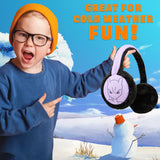 Pokemon Ear Muffs Kids - Winter Accessories Warm Cosy Earmuffs for School Travel Days Out - Gifts for Gamers