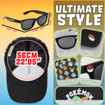 Get Trend Baseball Cap Kids Sunglasses Set Boys Hat 100% UV Protection Kids Sunglasses Holiday Accessories Boys Gifts - Get Trend