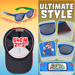 Get Trend Baseball Cap Kids Sunglasses Set Boys Hat 100% UV Protection Kids Sunglasses Holiday Accessories Boys Gifts - Get Trend