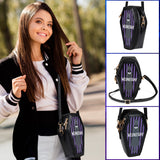 Wednesday Cross Body Bag for Girls Teens Shoulder Handbag Coffin Removable Strap