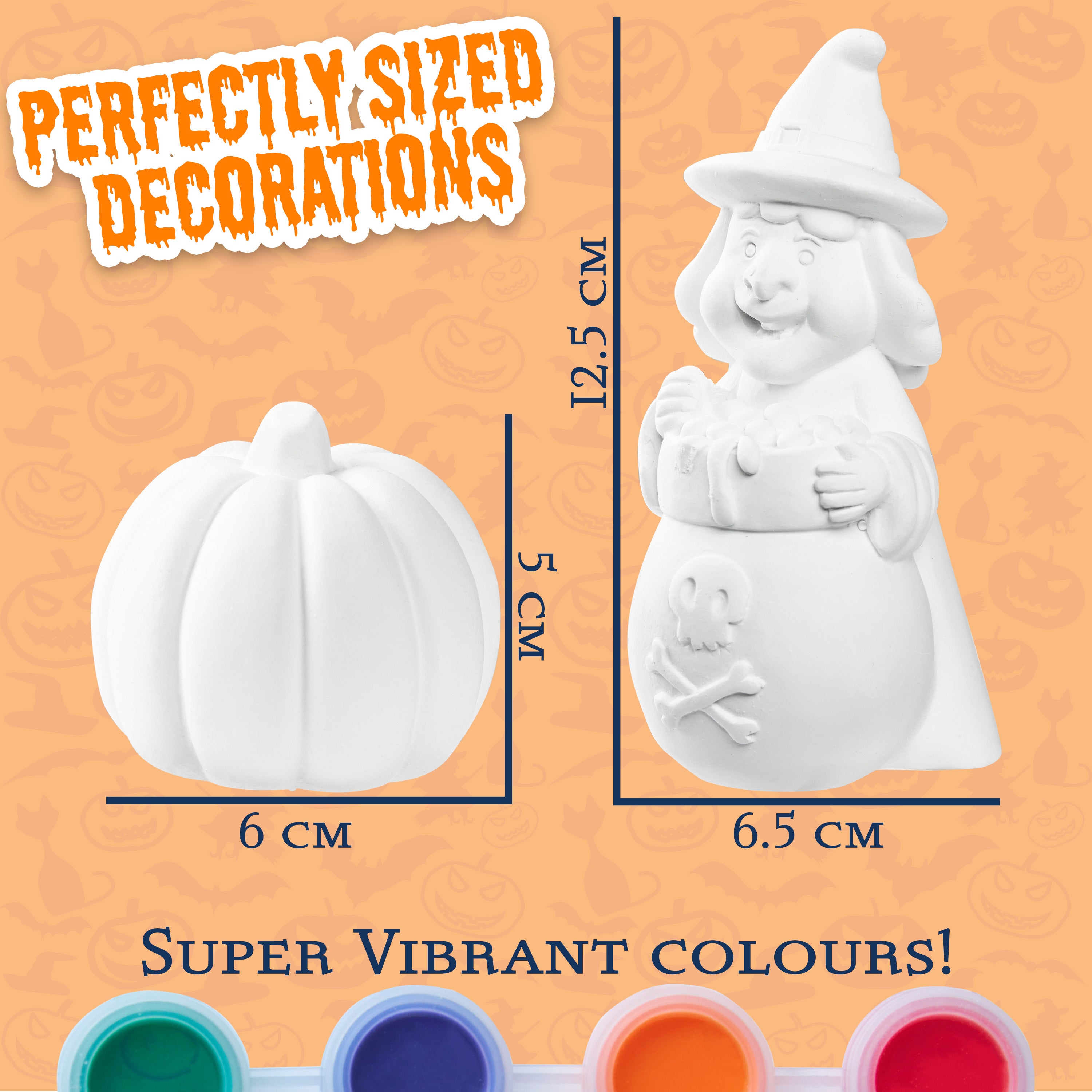 KreativeKraft Kids Painting Set Halloween Decorations-Paint Your Own Sets for Kids (Set of 2) - Get Trend