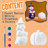 KreativeKraft Kids Painting Set Halloween Decorations - Fun Arts and Crafts for Family