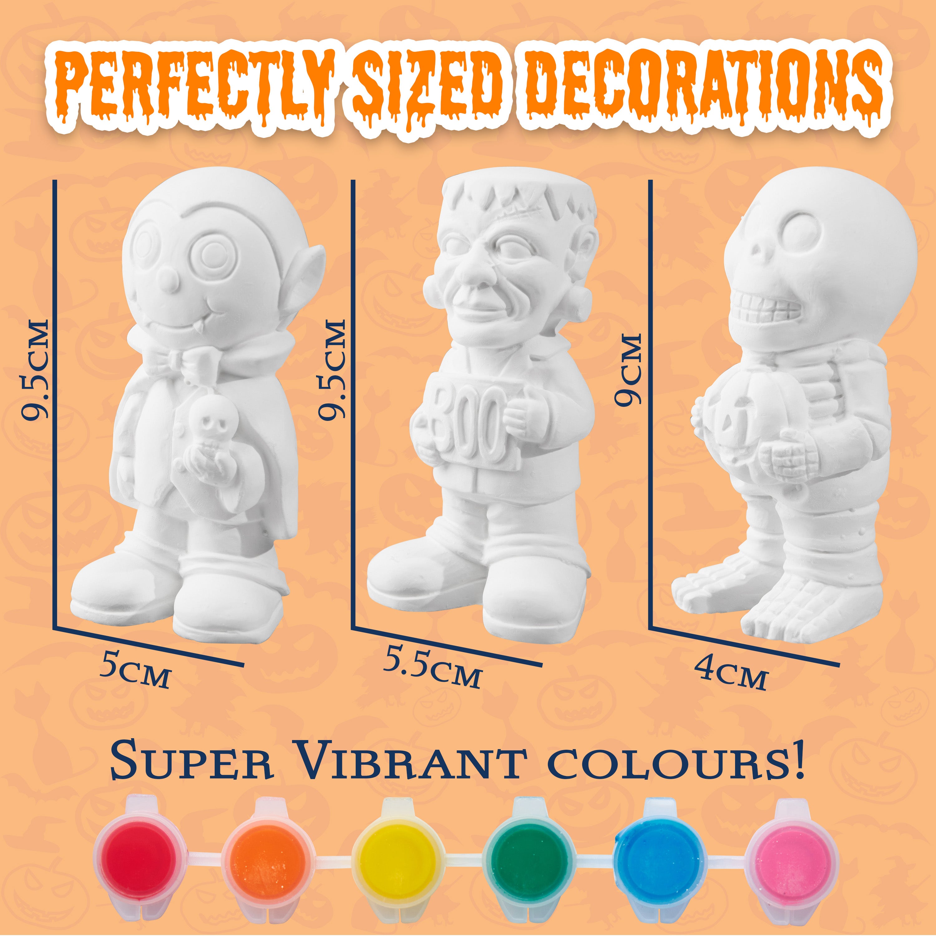 KreativeKraft Kids Painting Set - Halloween Decorations - Fun Arts and Crafts for Family - Get Trend