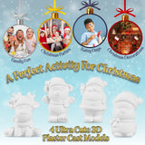 KreativeKraft Kids Paint Your Own Christmas Decorations Set - Arts and Crafts for Kids