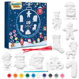 KreativeKraft Kids Paint Your Own Christmas Decorations Set - Arts and Crafts for Kids