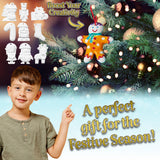 KreativeKraft Kids Paint Your Own Christmas Decorations Set - Arts and Crafts for Kids
