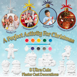 KreativeKraft Kids Paint Your Own Christmas Decorations Set - Arts and Crafts for Kids