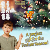 KreativeKraft Kids Paint Your Own Christmas Decorations Set - Arts and Crafts for Kids