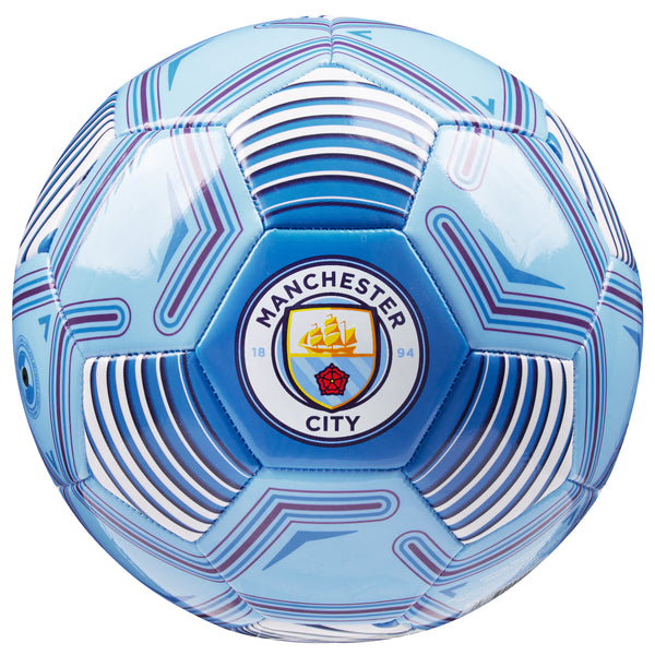 Manchester City F.C. Football Soccer Ball for Adults & Teenagers - Size 3