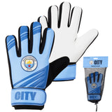 MANCHESTER CITY F.C. Goalkeeper Gloves for Kids Teenagers Non Slip Padded Palms Size 7 - Get Trend