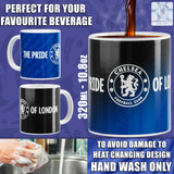 Chelsea F.C. Coffee Mug, 320ml Ceramic Heat Colour Changing Mug Supporters' Gear