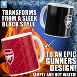 Arsenal F.C. Coffee Mug, 320ml Ceramic Heat Colour Changing Mug Supporters' Gear