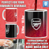 Arsenal F.C. Coffee Mug, 320ml Ceramic Heat Colour Changing Mug Supporters' Gear