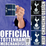 Tottenham Hotspur F.C. Coffee Mug, 320ml Ceramic Heat Colour Changing Mug - Gifts for Him