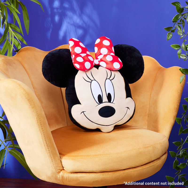Disney Cushions, 3D Plush Cushions for Sofa or Bed - Black Minnie - Get Trend