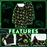 Xbox Fleece Blanket Hoodie for Boys and Teenagers - One Size - Get Trend