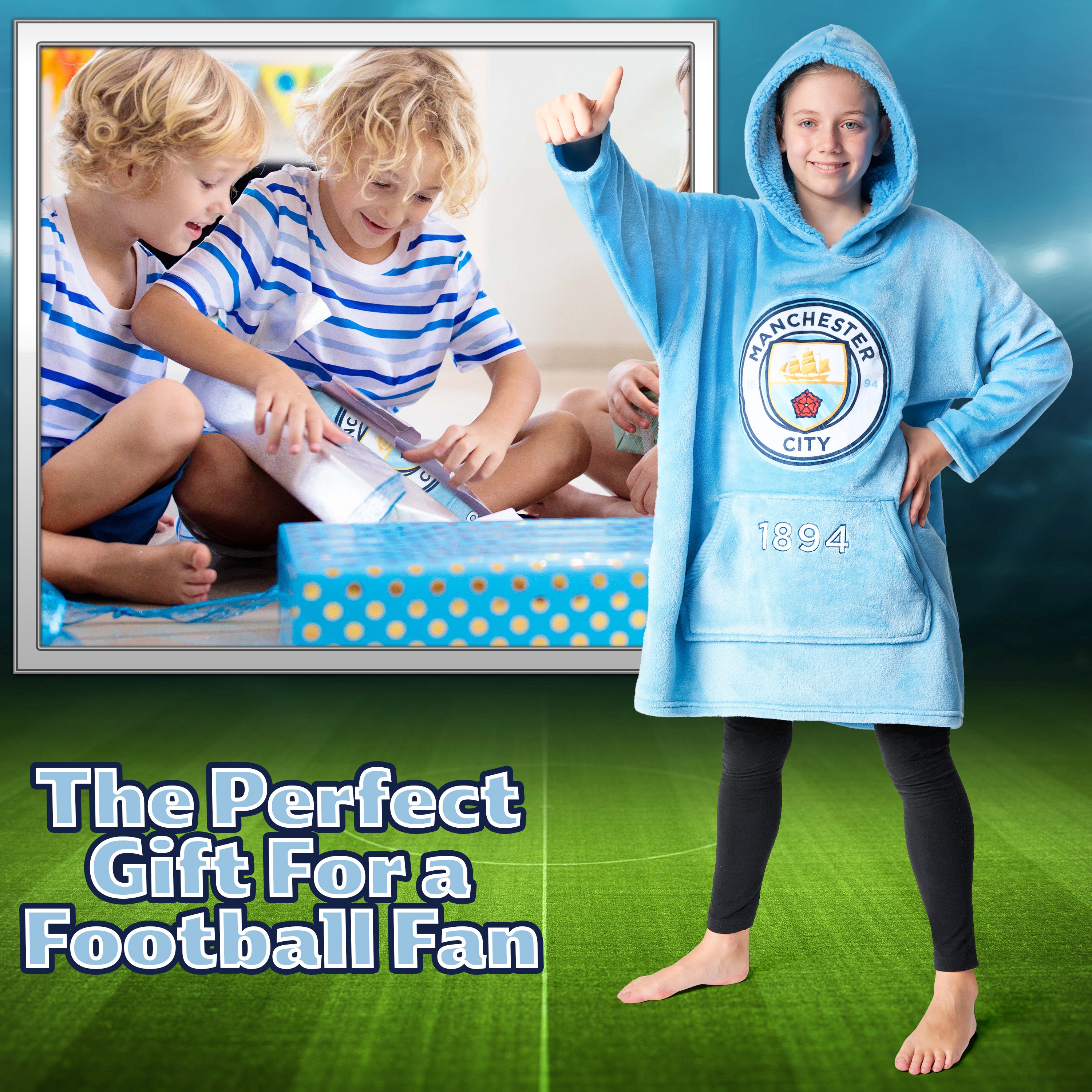 Manchester City Oversized Hoodie for Boys e