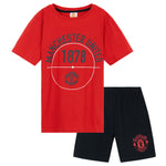 Get Trend Pyjamas for Boys Teens Short Football PJs Set Breathable Nightwear Loungewear - Get Trend