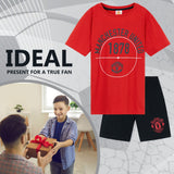Get Trend Pyjamas for Boys Teens Short Football PJs Set Breathable Nightwear Loungewear - Get Trend