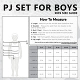 Get Trend Pyjamas for Boys Teens Short Football PJs Set Breathable Nightwear Loungewear - Get Trend
