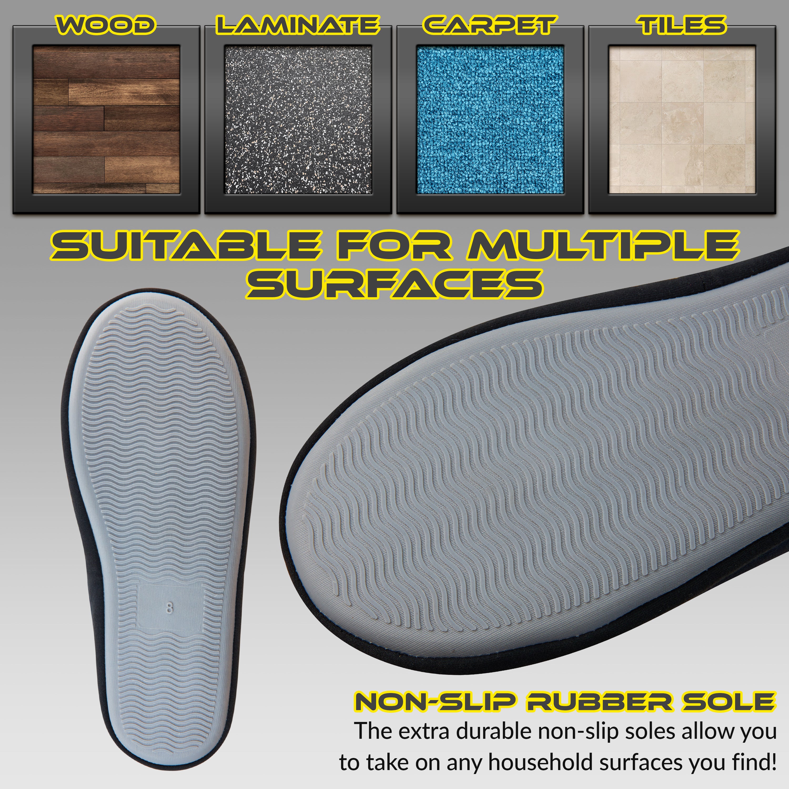 Disney Men's Slippers - Baby Yoda Indoor House Shoes  Non Slip Sole - Gifts for Him - Get Trend