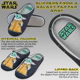 Disney Men's Slippers - Baby Yoda Indoor House Shoes  Non Slip Sole - Gifts for Him - Get Trend