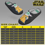 Disney Men's Slippers - Baby Yoda Indoor House Shoes  Non Slip Sole - Gifts for Him - Get Trend