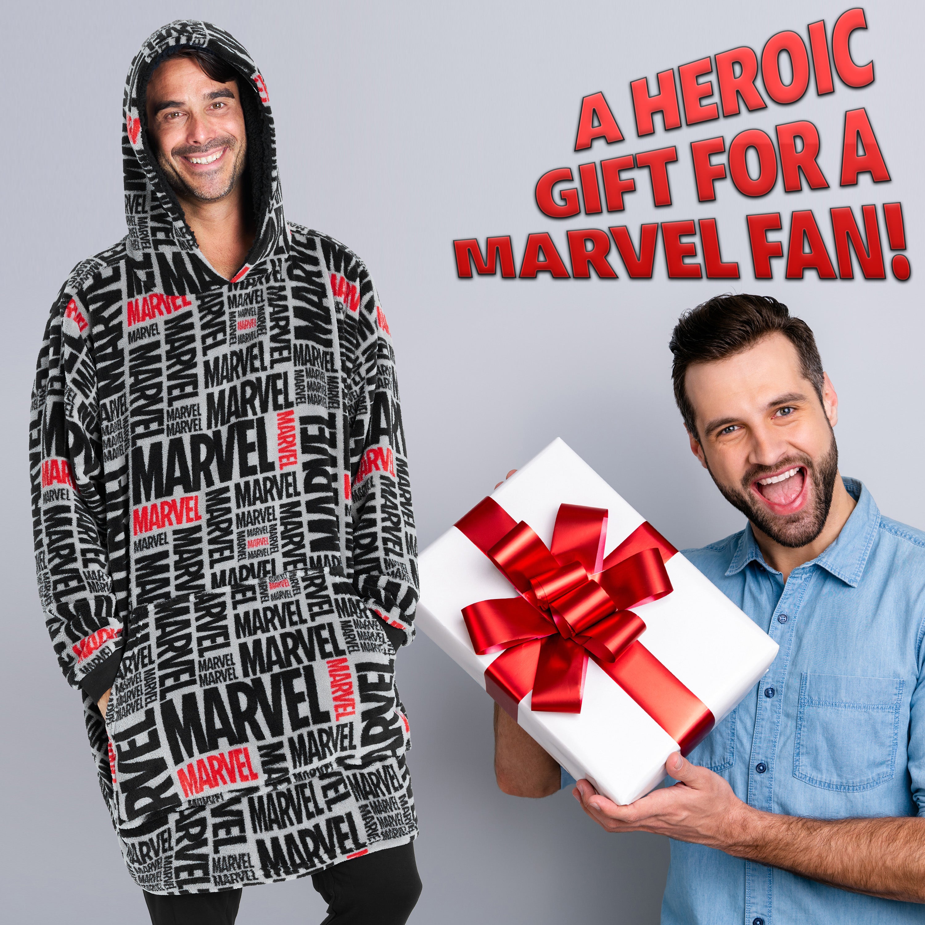 Marvel Oversized Hoodie Blanket for Men - Get Trend